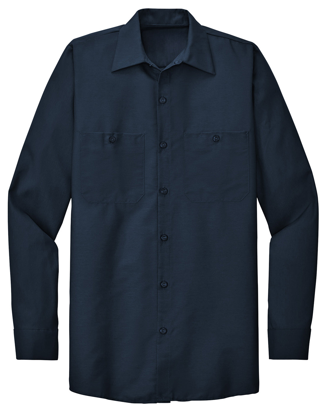 Men's Long Size, Long Sleeve Industrial Work Shirt