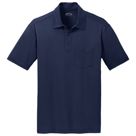 Silk Touch Performance Pocket Polo Polos/Knits Joe's USA Navy X-Small