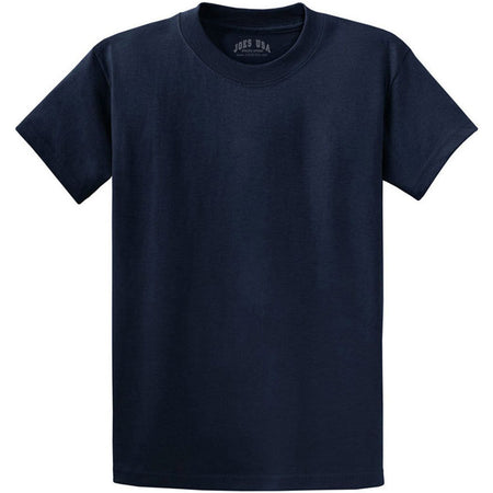 Joe's USA - Versatile 50/50 Cotton/Poly T-Shirts in 30 Vibrant Colors Joe's USA Men's Shirts - Navy