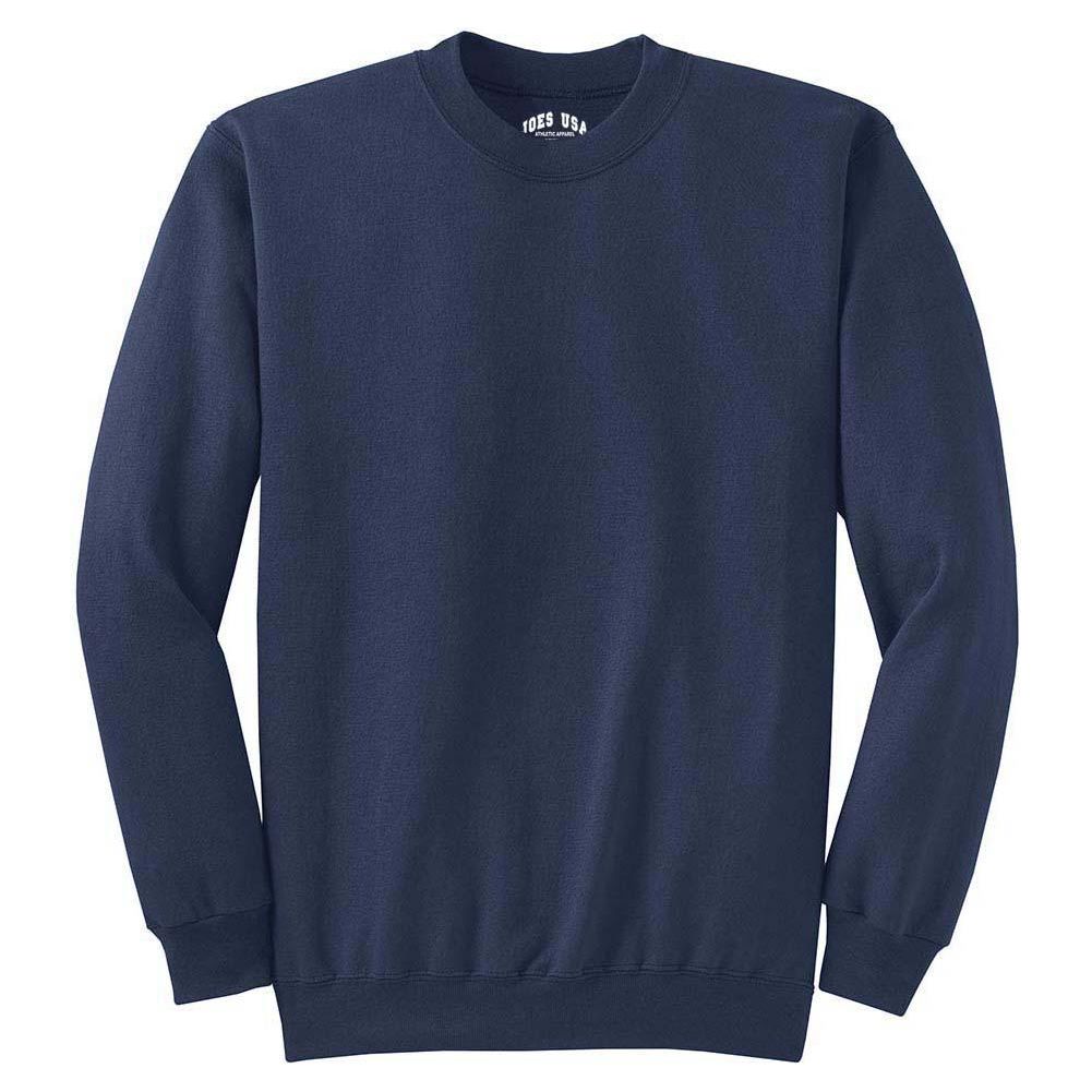 Joe's USA Men's TALL Crewneck Sweatshirts Sweatshirts/Fleece Joe's USA Large Tall Navy