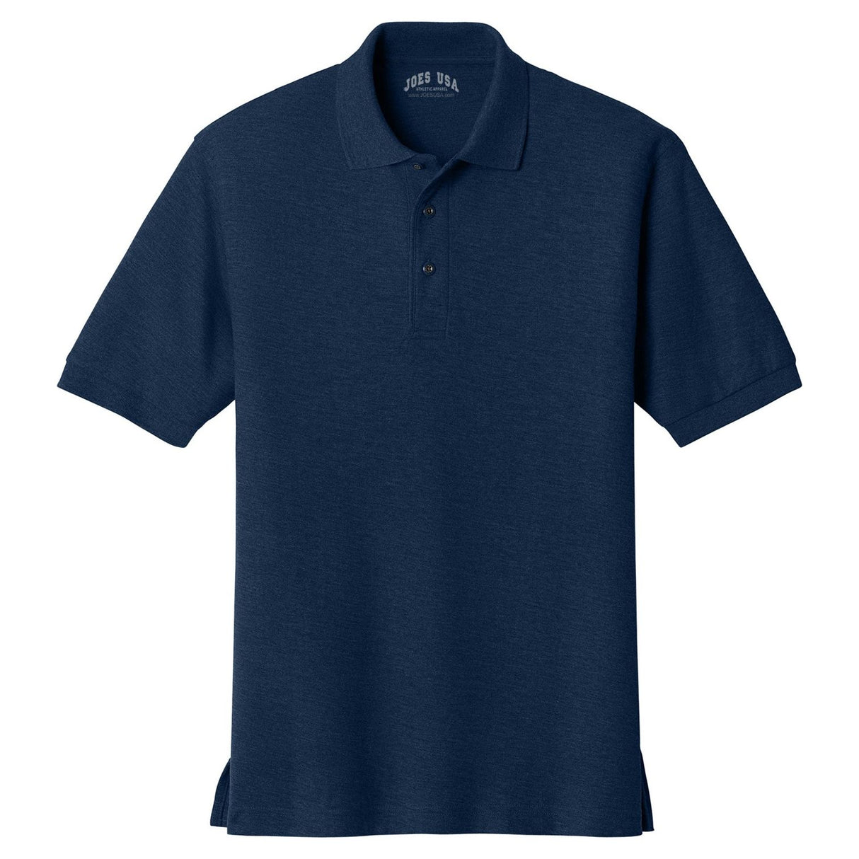 Mens Classic Silk Touch Polo Shirts in 36 Colors and Sizes: XS-6XL-Navy Polos/Knits Joe's USA Navy X-Small