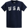 Joe's USA Vintage USA Logo Tee - Navy Joe's USA Navy Small