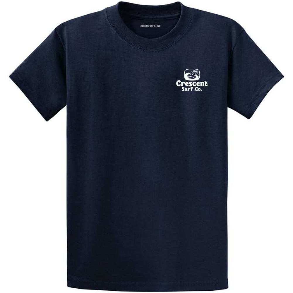 Crescent Surf Co Crescent Surf Heavyweight Short Sleeve T-Shirt Koloa Surf Company Short Sleeve T-Shirts