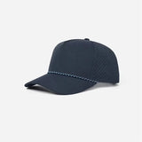 Joe's USA 5-Panel Rope Golf Hat | Water-Repellent Perforated Snapback Cap