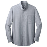 Joe's USA Men's Crosshatch Easy Care Shirt Joe's USA Navy Frost X-Small