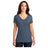 District® Women’s Perfect Tri® V-Neck Tee DM1350L - Navy Frost Women's District Navy Frost X-Small