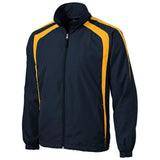 Joe's USA Men's Colorblock Raglan Jacket DRI-EQUIP X-Small True Navy/Gold