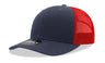 Decky 6 Panel Mid Profile Structured Cotton Blend Trucker | Decky 6021