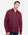NE712 Burgundy Heather/ Olympic Blue S