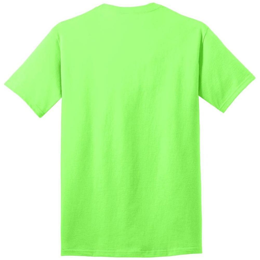 Joe's USA Mens 5.4-oz 100% Cotton T-Shirt - Neon Green T-Shirts Joe's USA Neon Green Small