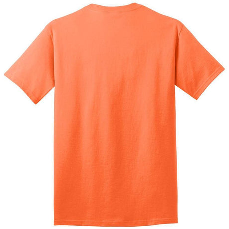 Joe's USA Mens 5.4-oz 100% Cotton T-Shirt - Neon Orange T-Shirts Joe's USA