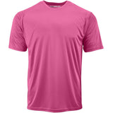 DRIEQUIP Men's Athletic All Sport Training Tee Shirts-NeonPink Activewear DRI-EQUIP Neon Pink X-Small