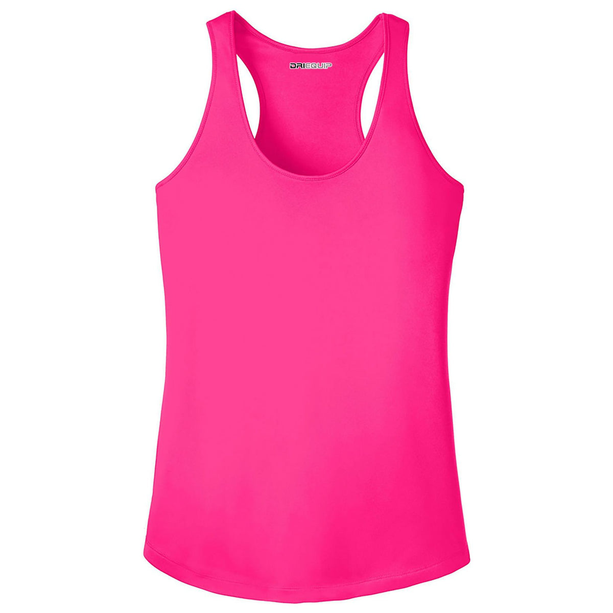 Ladies PosiCharge Competitor Racerback Tank Activewear DRI-EQUIP Neon Pink X-Small