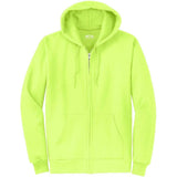 Joe's USA Men's Full Zipper Hoodies - Hooded Sweatshirts in 28 Colors. Sizes S-5XL-NeonYellow Sweatshirts/Fleece Joe's USA Neon Yellow S