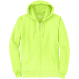Wholesale Mens Heavy Blend Full-Zip Hooded Sweatshirt-NeonYellow Sweatshirts/Fleece Joe's USA Neon Yellow S
