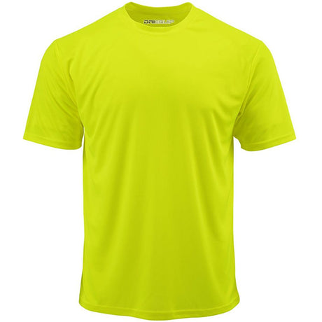 DRIEQUIP Men's Athletic All Sport Training Tee Shirts-NeonYellow Activewear DRI-EQUIP Neon Yellow X-Small