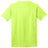 Joe's USA Mens 5.4-oz 100% Cotton T-Shirt - Neon Yellow T-Shirts Joe's USA Neon Yellow Small