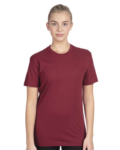 Next Level Cotton T-Shirt - Next Level 3600 Cardinal XS Short Sleeve T-Shirts