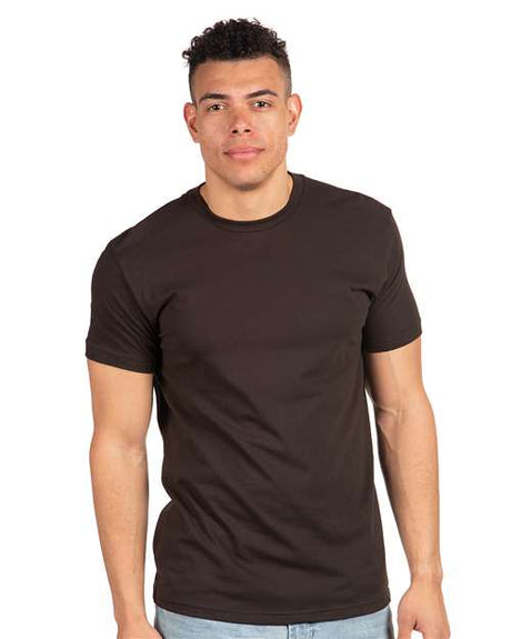 Next Level Cotton T-Shirt - Next Level 3600 Dark Chocolate XS Short Sleeve T-Shirts