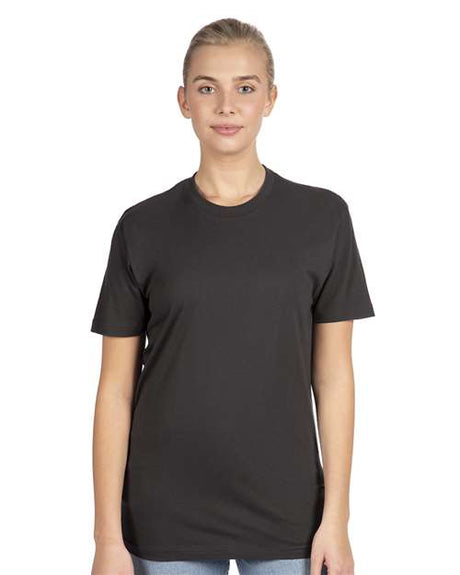 Next Level Cotton T-Shirt - Next Level 3600 Graphite Black XS Short Sleeve T-Shirts