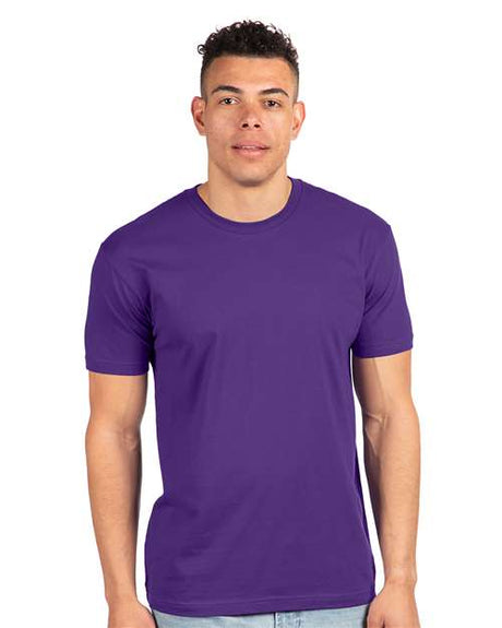 Next Level Cotton T-Shirt - Next Level 3600 Purple Rush XS Short Sleeve T-Shirts