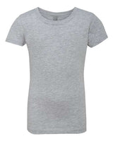 Next Level Girls’ Cotton Princess T-Shirt - Next Level 3710 Heather Grey XS Short Sleeve T-Shirts