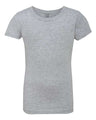 Next Level Girls’ Cotton Princess T-Shirt - Next Level 3710 Heather Grey XS Short Sleeve T-Shirts