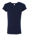 Next Level Girls’ Cotton Princess T-Shirt - Next Level 3710 Midnight Navy XS Short Sleeve T-Shirts
