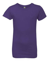 Next Level Girls’ Cotton Princess T-Shirt - Next Level 3710 Purple Rush XS Short Sleeve T-Shirts