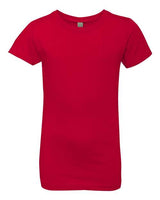 Next Level Girls’ Cotton Princess T-Shirt - Next Level 3710 Red XS Short Sleeve T-Shirts