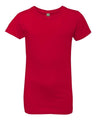 Next Level Girls’ Cotton Princess T-Shirt - Next Level 3710 Red XS Short Sleeve T-Shirts