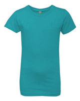 Next Level Girls’ Cotton Princess T-Shirt - Next Level 3710 Tahiti Blue XS Short Sleeve T-Shirts