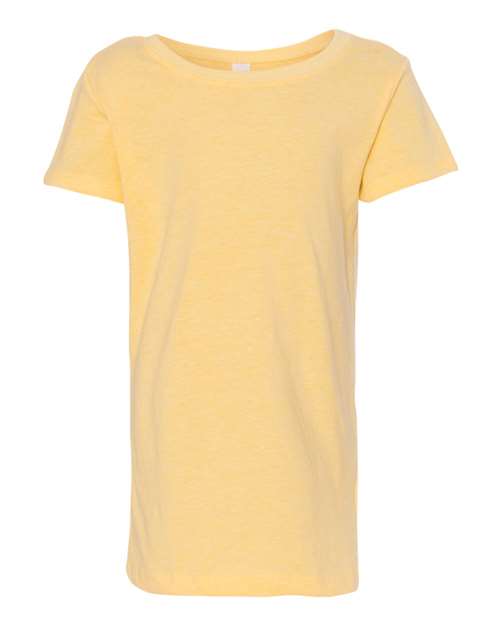Next Level Girls’ CVC Princess T-Shirt - Next Level 3712 Banana Cream XL Short Sleeve T-Shirts