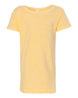 Next Level Girls’ CVC Princess T-Shirt - Next Level 3712 Banana Cream XL Short Sleeve T-Shirts