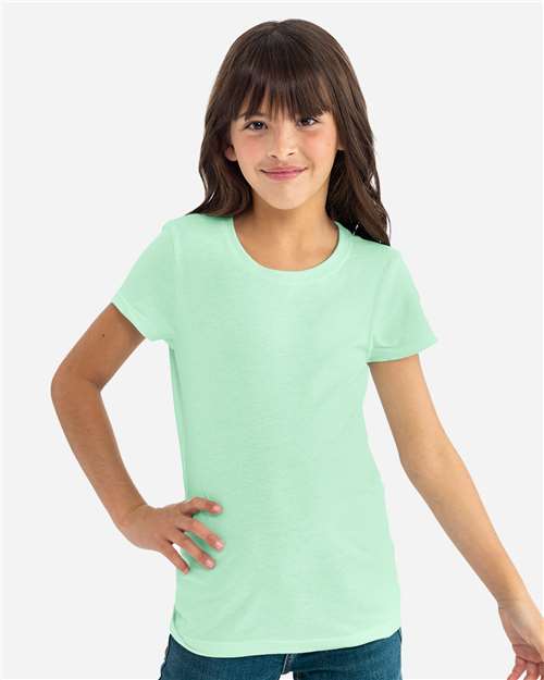 Next Level Girls’ CVC Princess T-Shirt - Next Level 3712 Mint XS Short Sleeve T-Shirts