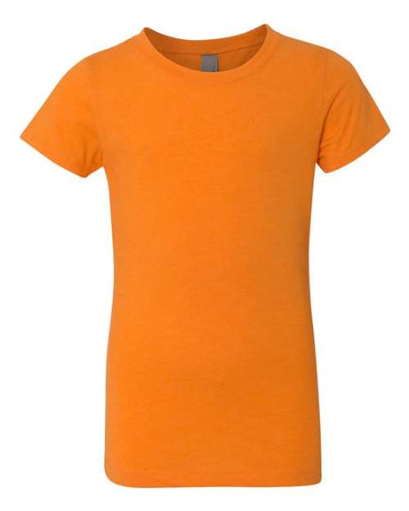 Next Level Girls’ CVC Princess T-Shirt - Next Level 3712 Orange XS Short Sleeve T-Shirts