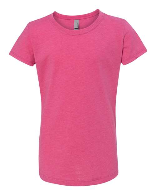 Next Level Girls’ CVC Princess T-Shirt - Next Level 3712 Raspberry XS Short Sleeve T-Shirts