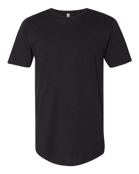 Next Level Men's Cotton Long Body T-Shirt - Next Level 3602 Black XS Short Sleeve T-Shirts