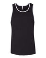 Next Level Men's Cotton Muscle Tank - Next Level 3633 Black/ Heather Grey XS