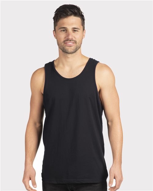 Next Level Men's Cotton Muscle Tank - Next Level 3633 Black XS