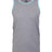 Next Level Men's Cotton Muscle Tank - Next Level 3633 Heather Grey/ Cancun XS