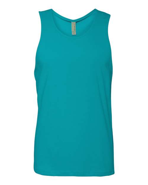 Next Level Men's Cotton Muscle Tank - Next Level 3633 Tahiti Blue XS