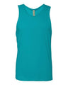Next Level Men's Cotton Muscle Tank - Next Level 3633 Tahiti Blue XS