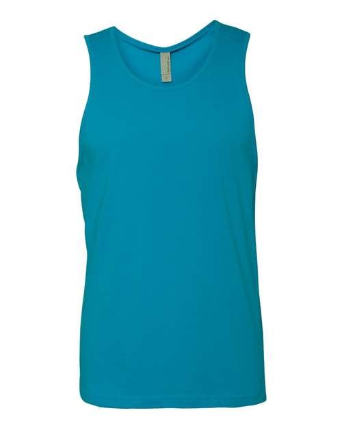 Next Level Men's Cotton Muscle Tank - Next Level 3633 Turquoise XS