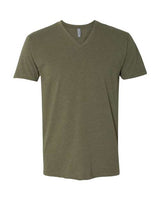 Next Level Men's CVC V - Neck T-Shirt - Next Level 6240 Military Green S Short Sleeve T-Shirts