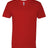 Next Level Men's CVC V - Neck T-Shirt - Next Level 6240 Red S Short Sleeve T-Shirts