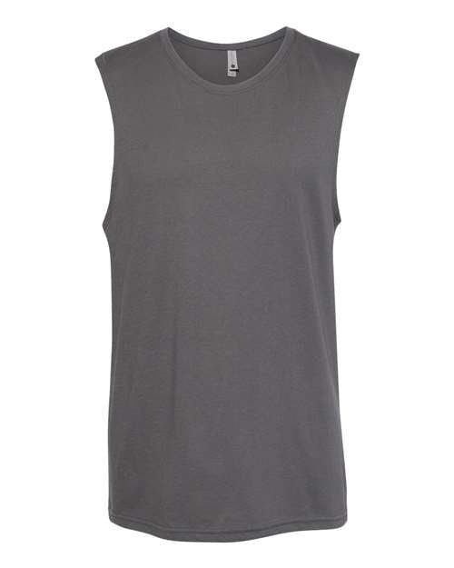 Next Level Men's Lightweight Cotton/Poly Muscle Tank - Next Level 6333 Heavy Metal XS