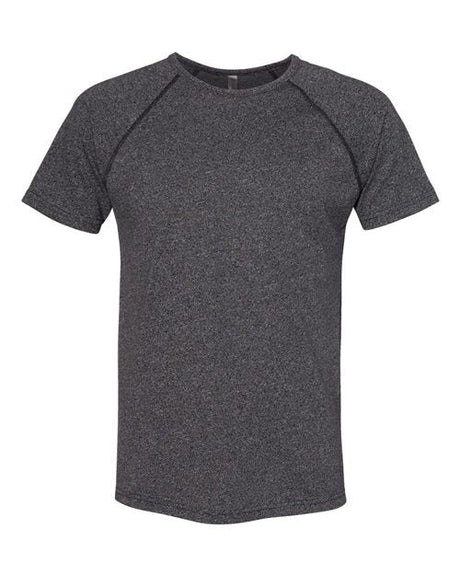 Next Level Men's Mock Twist Raglan T-Shirt - Next Level 2050 Black S Short Sleeve T-Shirts