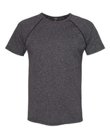 Next Level Men's Mock Twist Raglan T-Shirt - Next Level 2050 Black S Short Sleeve T-Shirts