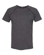 Next Level Men's Mock Twist Raglan T-Shirt - Next Level 2050 Black S Short Sleeve T-Shirts